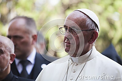 Pope Francis paid an official visit to Armenia Editorial Stock Photo